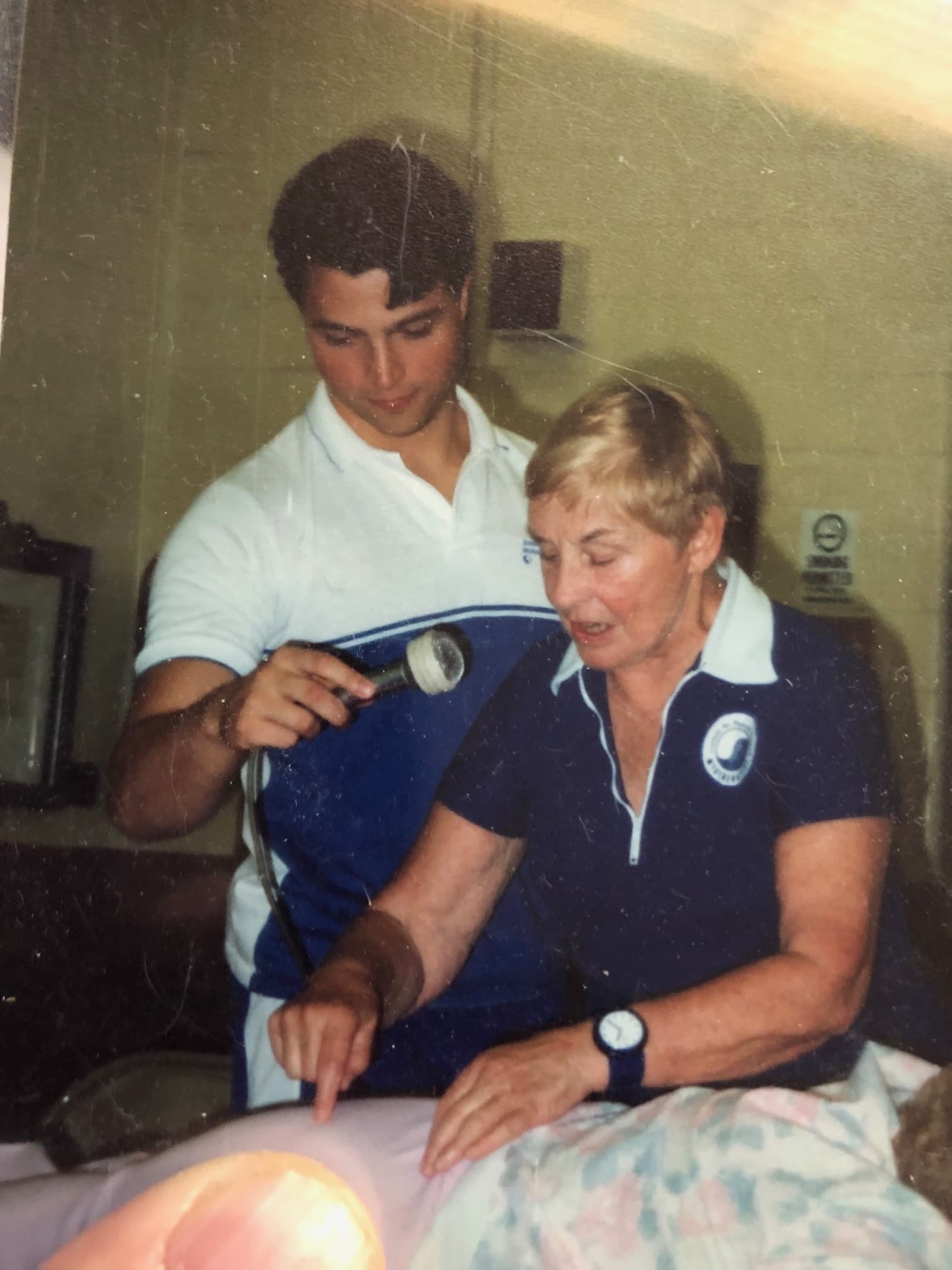 Dr. Adams with Bonnie Prudden